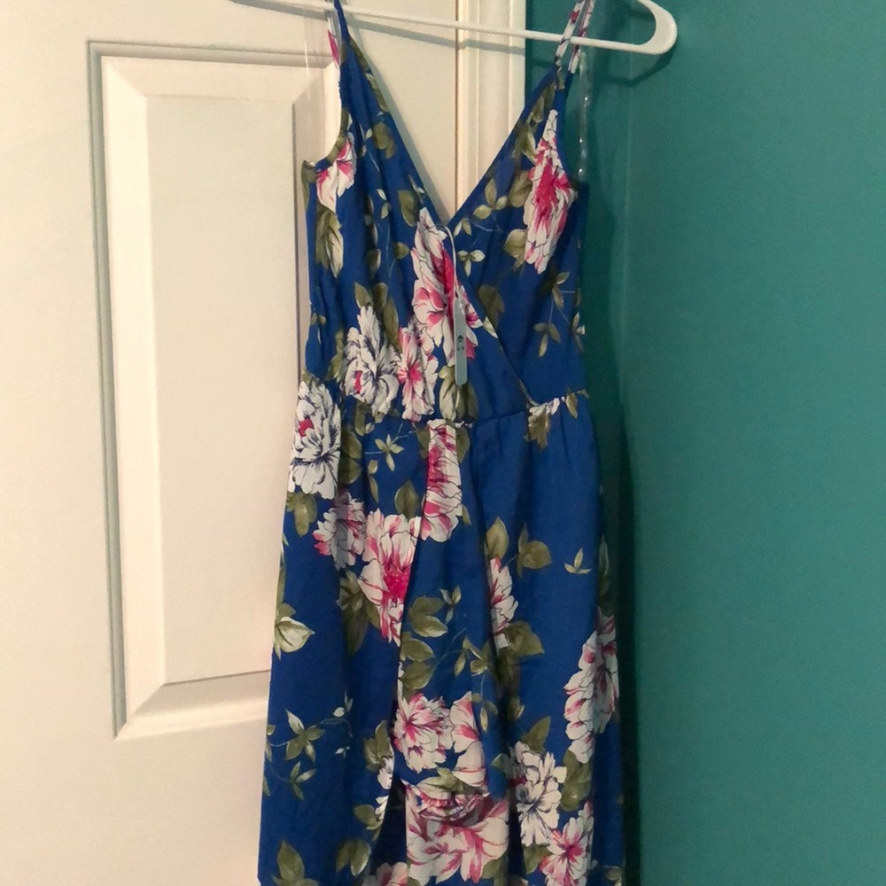 As U Wish Blue floral dress Size S